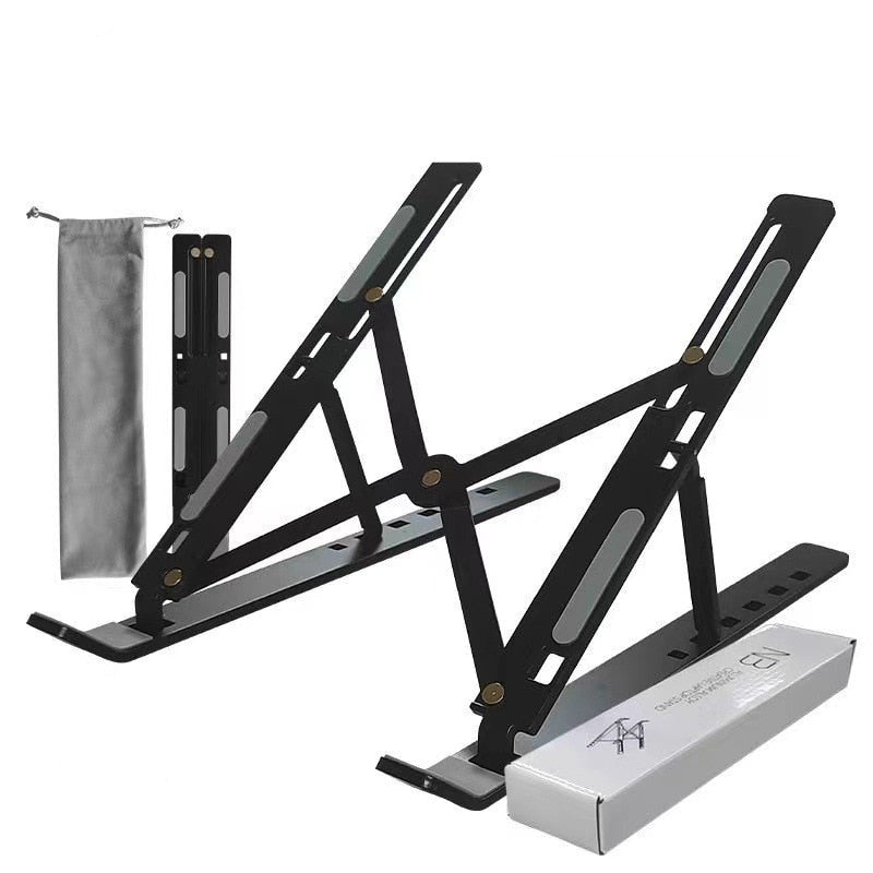 Enhance Your Workstation: Portable Aluminum Laptop Stand