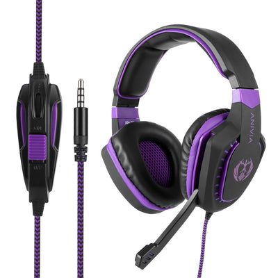 Noise-Isolating Over-Ear Gaming Headset with Mic