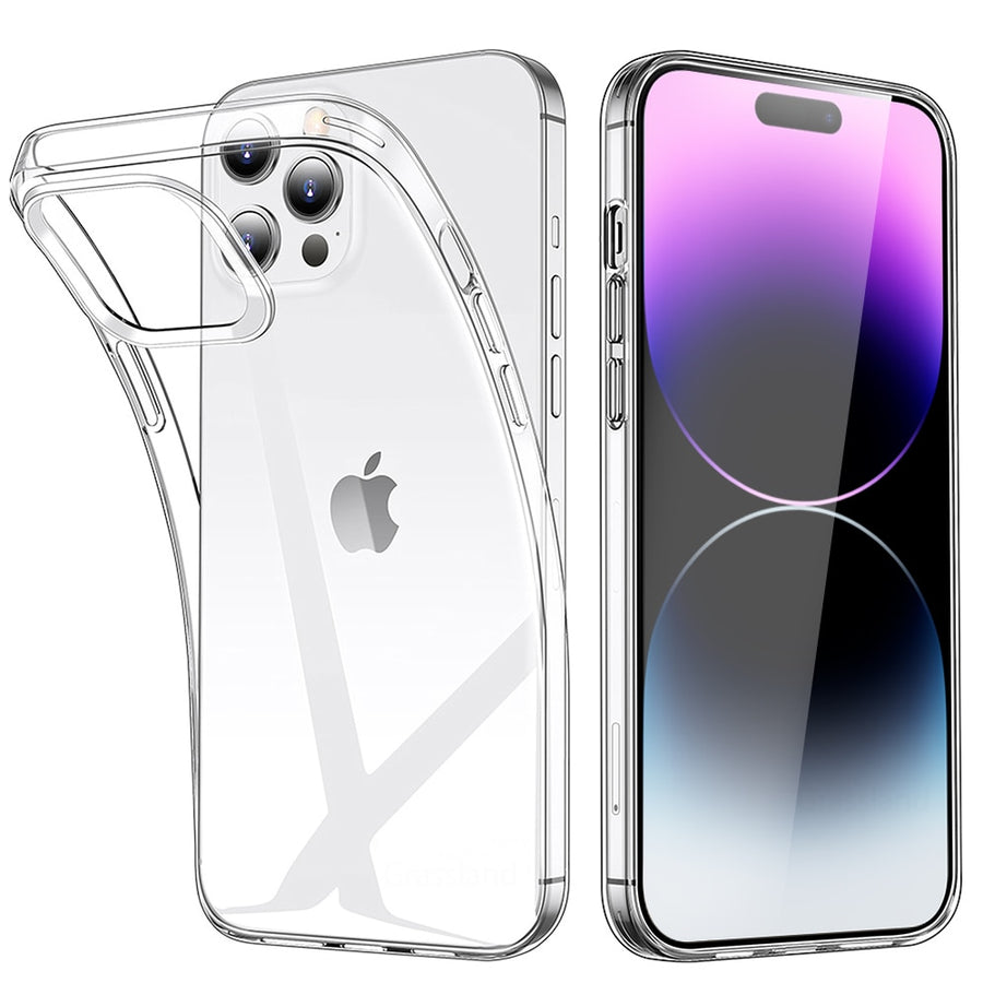 Transparent Soft TPU Silicone Phone Case for iPhone